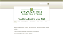 Desktop Screenshot of cavanaughconstruct.com